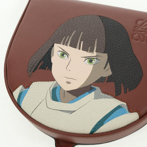 LOEWE LOEWE × Studio Ghibli Spirited Away Haku Heel Pouch Mini Bag Auth 165677SM