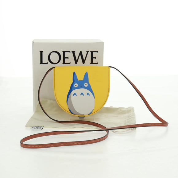 LOEWE × Studio Ghibli My Neighbor Medium Totoro Heel Pouch Mini Auth 165678SM