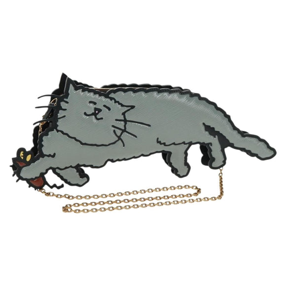 LOUIS VUITTON Catgram Monogram Pochette Full Cat Bag Epi M53165 Auth 165681SM