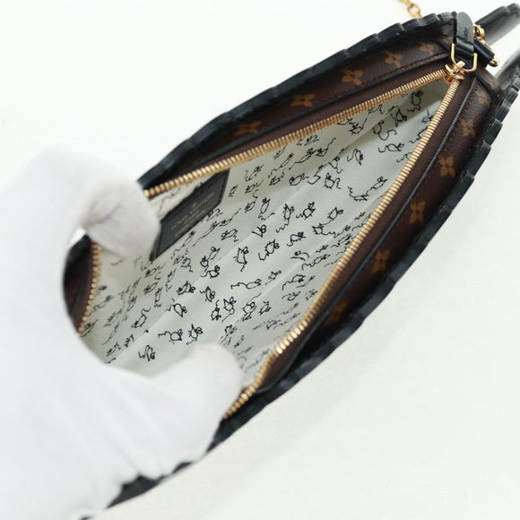 LOUIS VUITTON Catgram Monogram Pochette Full Cat Bag Epi M53165 Auth 165681SM