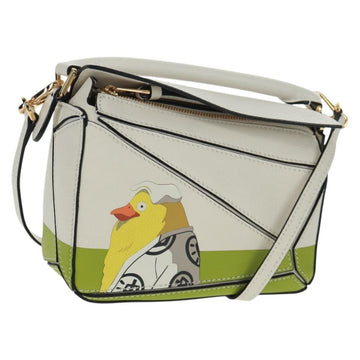 LOEWE × Studio Ghibli Spirited Away Otori Puzzle Bag Leather 2way Auth 165683SM