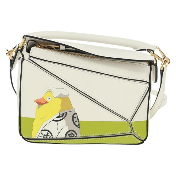 LOEWE × Studio Ghibli Spirited Away Otori Puzzle Bag Leather 2way Auth 165683SM