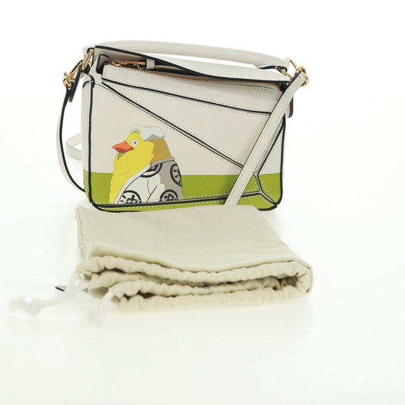 LOEWE × Studio Ghibli Spirited Away Otori Puzzle Bag Leather 2way Auth 165683SM