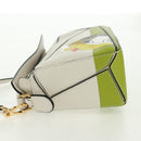 LOEWE × Studio Ghibli Spirited Away Otori Puzzle Bag Leather 2way Auth 165683SM-3