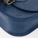 LOUIS VUITTON Epi Saint Cloud GM Shoulder Bag Toledo Blue M52195 LV Auth 165711-16