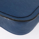 LOUIS VUITTON Epi Saint Cloud GM Shoulder Bag Toledo Blue M52195 LV Auth 165711-8
