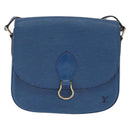 LOUIS VUITTON Epi Saint Cloud GM Shoulder Bag Toledo Blue M52195 LV Auth 165711-13
