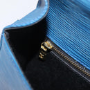 LOUIS VUITTON Epi Saint Cloud GM Shoulder Bag Toledo Blue M52195 LV Auth 165711-23