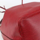 LOUIS VUITTON Epi Petit Noe Shoulder Bag Red M44107 LV Auth 165713-14