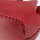 LOUIS VUITTON Epi Petit Noe Shoulder Bag Red M44107 LV Auth 165713-15