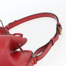 LOUIS VUITTON Epi Petit Noe Shoulder Bag Red M44107 LV Auth 165713-8