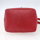 LOUIS VUITTON Epi Petit Noe Shoulder Bag Red M44107 LV Auth 165713-5