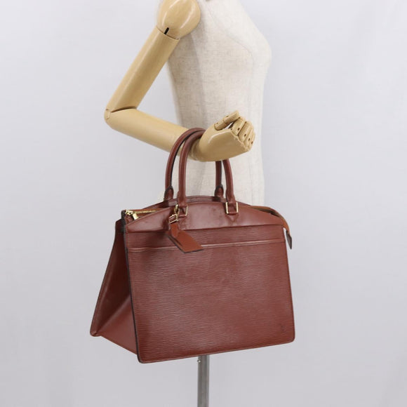 LOUIS VUITTON Epi Riviera Hand Bag Brown M48183 LV Auth 165714