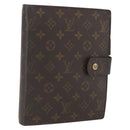 LOUIS VUITTON Monogram Agenda GM Day Planner Cover R20006 LV Auth 165715-1
