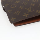 LOUIS VUITTON Monogram Agenda GM Day Planner Cover R20006 LV Auth 165715-16