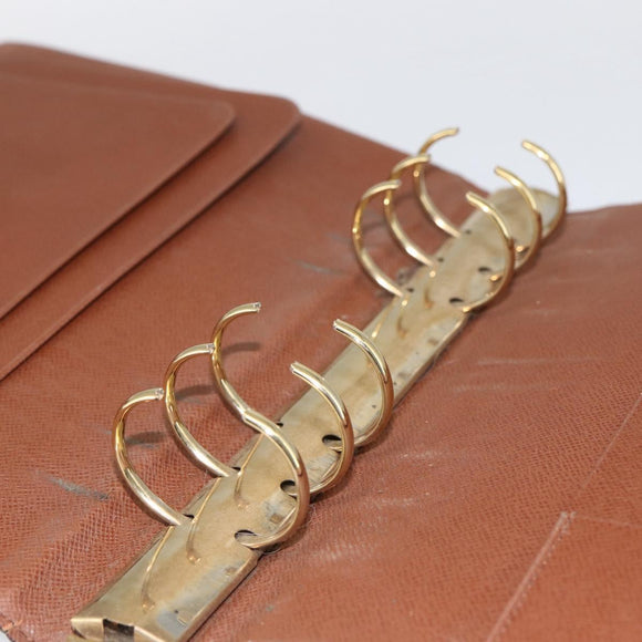 LOUIS VUITTON Monogram Agenda GM Day Planner Cover R20006 LV Auth 165715