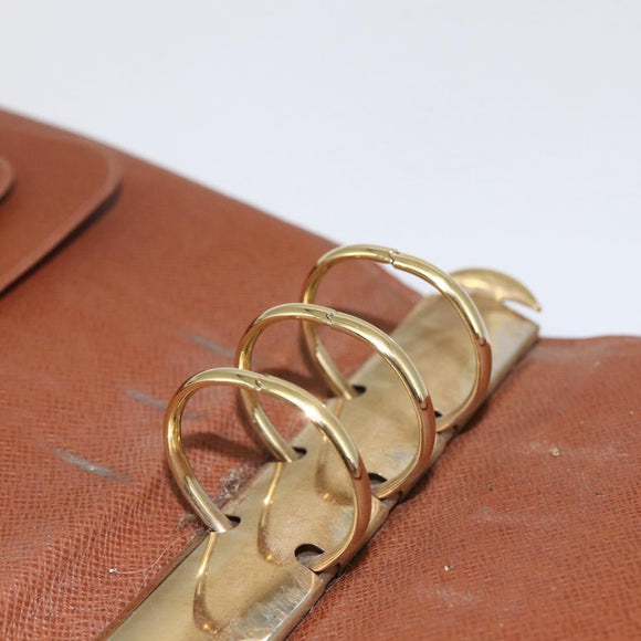 LOUIS VUITTON Monogram Agenda GM Day Planner Cover R20006 LV Auth 165715