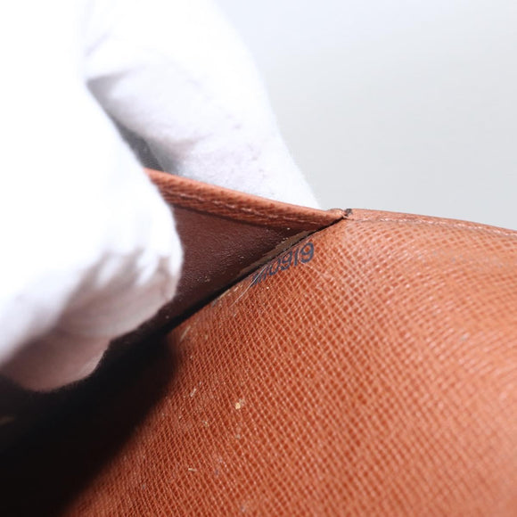 LOUIS VUITTON Monogram Agenda GM Day Planner Cover R20006 LV Auth 165715