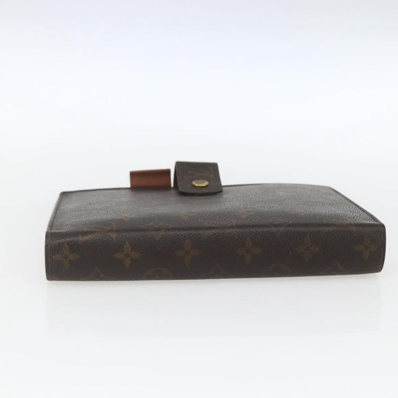 LOUIS VUITTON Monogram Agenda GM Day Planner Cover R20006 LV Auth 165715