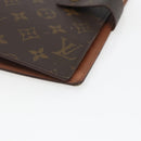 LOUIS VUITTON Monogram Agenda GM Day Planner Cover R20006 LV Auth 165715-7