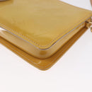 LOUIS VUITTON Monogram Vernis Lexington Accessory Pouch Beige M91010 Auth 165721-14