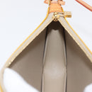 LOUIS VUITTON Monogram Vernis Lexington Accessory Pouch Beige M91010 Auth 165721-18
