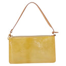 LOUIS VUITTON Monogram Vernis Lexington Accessory Pouch Beige M91010 Auth 165721-13