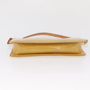 LOUIS VUITTON Monogram Vernis Lexington Accessory Pouch Beige M91010 Auth 165721-5