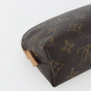 LOUIS VUITTON Monogram Pochette Cosmetic PM Pouch M43998 LV Auth 165727-16