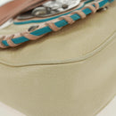 LOEWE Hand Bag Leather Ivory Auth 165728V-8