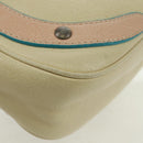 LOEWE Hand Bag Leather Ivory Auth 165728V-16