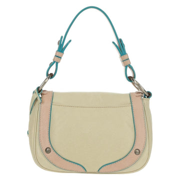 LOEWE Hand Bag Leather Ivory Auth 165728V - 0