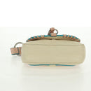 LOEWE Hand Bag Leather Ivory Auth 165728V-5