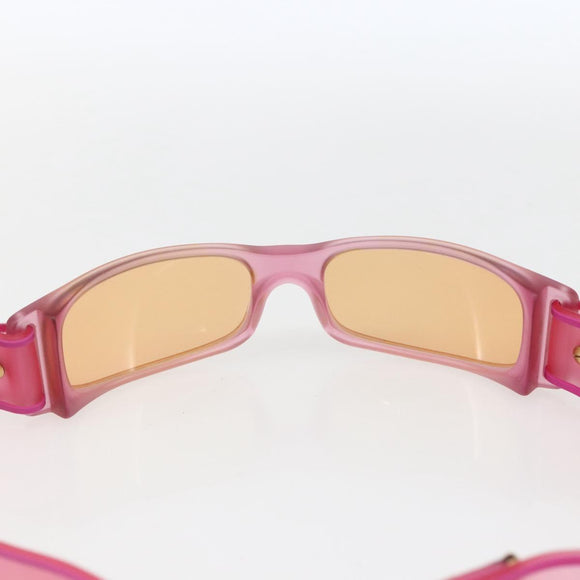 CHANEL Zonnebril Rubber Roze CC Auth 165731V
