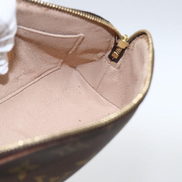 LOUIS VUITTON Monogram Pochette Cosmetic PM Pouch M43998 LV Auth 165733