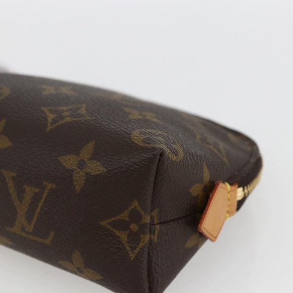 LOUIS VUITTON Monogram Pochette Cosmetic PM Pouch M43998 LV Auth 165733