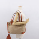 GUCCI Diamante Tote Bag Canvas Beige Gold 247209 Auth 165739-23
