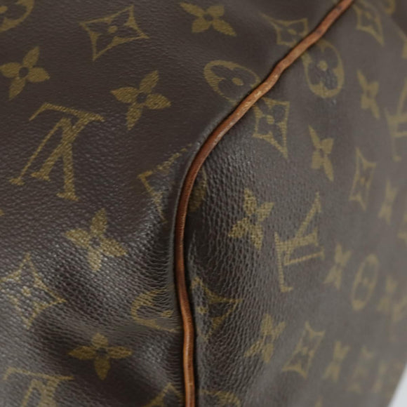 LOUIS VUITTON Monogram Keepall 55 Boston Bag M41424 LV Auth 165741