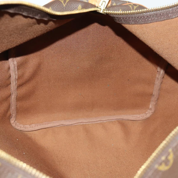 LOUIS VUITTON Monogram Keepall 55 Boston Bag M41424 LV Auth 165741