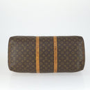 LOUIS VUITTON Monogram Keepall 55 Boston Bag M41424 LV Auth 165741-5
