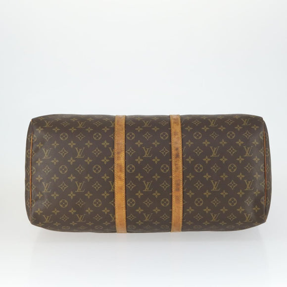 LOUIS VUITTON Monogram Keepall 55 Boston Bag M41424 LV Auth 165741