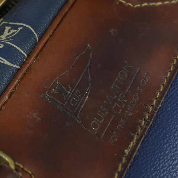 LOUIS VUITTON LV Cup Evasion Boston Bag Blue LV Auth 165742
