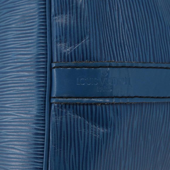 LOUIS VUITTON Epi Petit Noe Shoulder Bag Blue M44105 LV Auth 165745