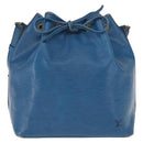LOUIS VUITTON Epi Petit Noe Shoulder Bag Blue M44105 LV Auth 165745-13