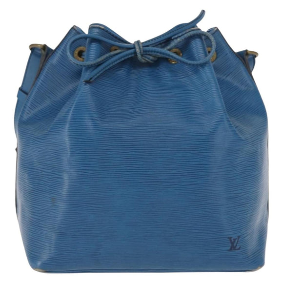 LOUIS VUITTON Epi Petit Noe Shoulder Bag Blue M44105 LV Auth 165745