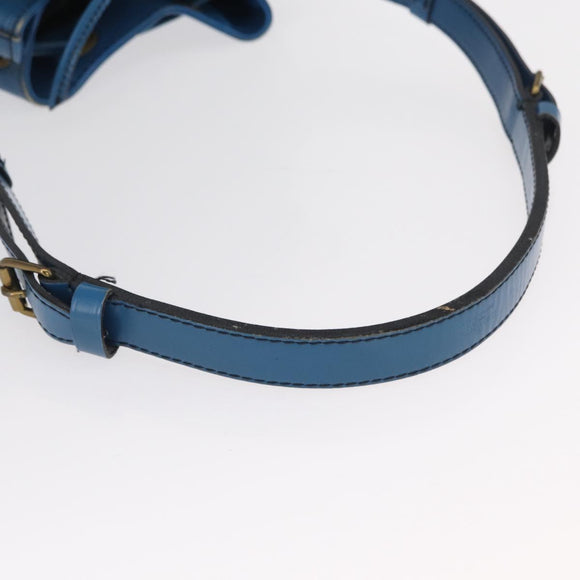 LOUIS VUITTON Epi Petit Noe Shoulder Bag Blue M44105 LV Auth 165745