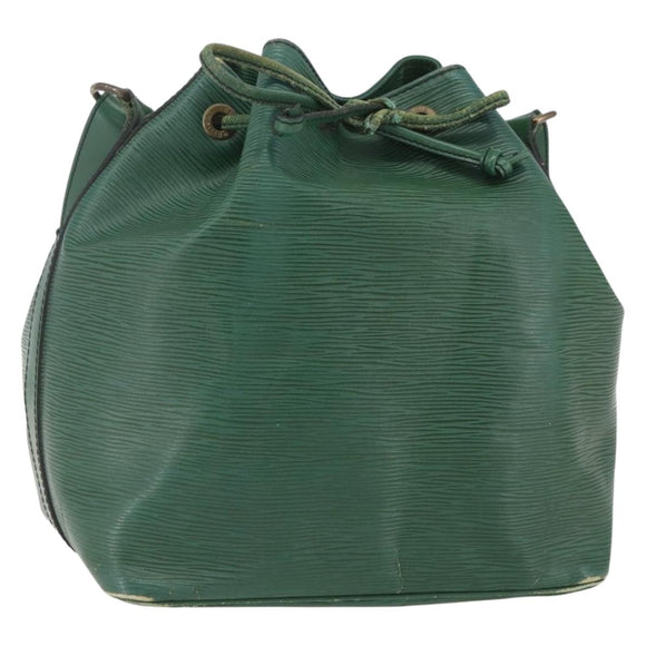 LOUIS VUITTON Epi Petit Noe Shoulder Bag Green M44104 LV Auth 165746