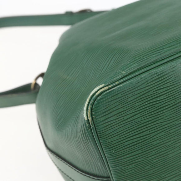 LOUIS VUITTON Epi Petit Noe Shoulder Bag Green M44104 LV Auth 165746