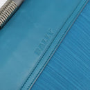 BALLY Hand Bag Nylon Blue Silver Auth 165750-17