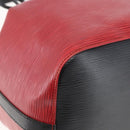 LOUIS VUITTON Epi Petit Noe Shoulder Bag Bicolor Black Red M44017 LV Auth 165754-15